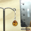 Sterling Silver Amber Teardrop Earrings - La Trobe Jewellery