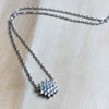 Cubic Zirconia Flower Necklace - La Trobe Jewellery