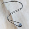 Cubic Zirconia Flower Necklace - La Trobe Jewellery