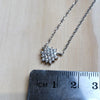 Cubic Zirconia Flower Necklace - La Trobe Jewellery
