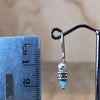 Sterling Silver Opal & Yellow Gold Israeli Drop Earring - La Trobe Jewellery