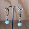 Sterling Silver Blue Chalcedony Drop Earring - La Trobe Jewellery