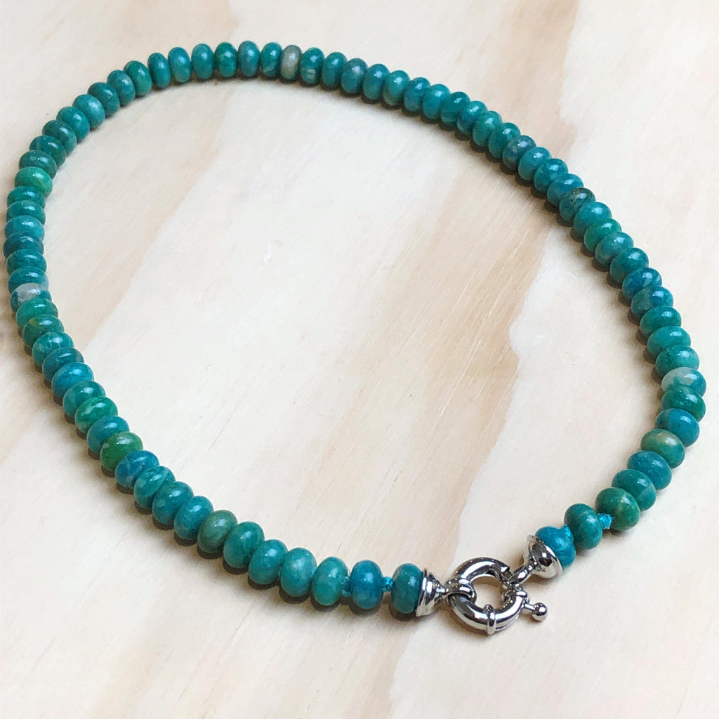 Gemstone Agate Silk Knotted Necklace - La Trobe Jewellery