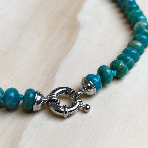 Gemstone Agate Silk Knotted Necklace - La Trobe Jewellery