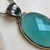 Gemstone Chalcedony Oval Pendant - La Trobe Jewellery