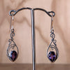 Sterling Silver Purple Amethyst Drop Earring - La Trobe Jewellery