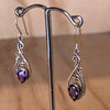 Sterling Silver Purple Amethyst Drop Earring - La Trobe Jewellery