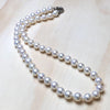 Pearl (White) Silk Knotted Necklace - La Trobe Jewellery