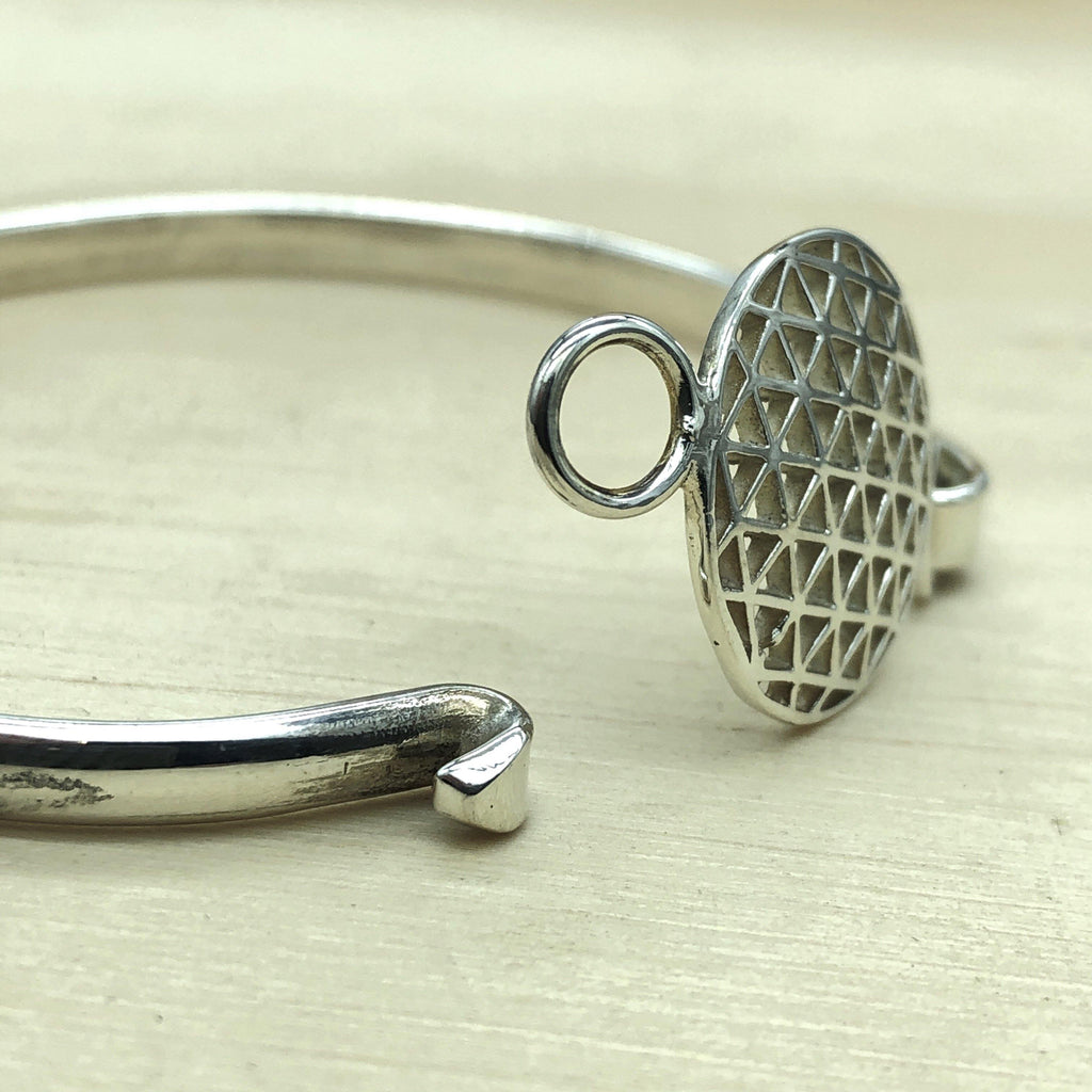 Sterling Silver Decorative Bangle - La Trobe Jewellery