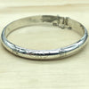 Sterling Silver Etched Bangle - La Trobe Jewellery