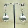 Sterling Silver Blue Topaz Hill Tribe Earring - La Trobe Jewellery