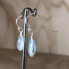 Sterling Silver Blue Chalcedony Drop Earring - La Trobe Jewellery