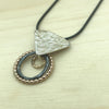 Sterling Silver & Gold Israeli Necklace - La Trobe Jewellery