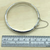 Sterling Silver Etched Bangle - La Trobe Jewellery