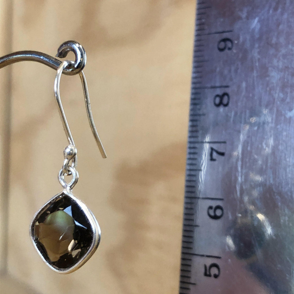 Sterling Silver Smokey Quartz Earrings - La Trobe Jewellery