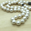 Sterling Silver, Gold & White Pearl Israeli Necklace - La Trobe Jewellery