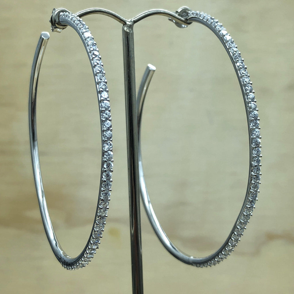 Sterling Silver Cubic Loop 60cm - La Trobe Jewellery