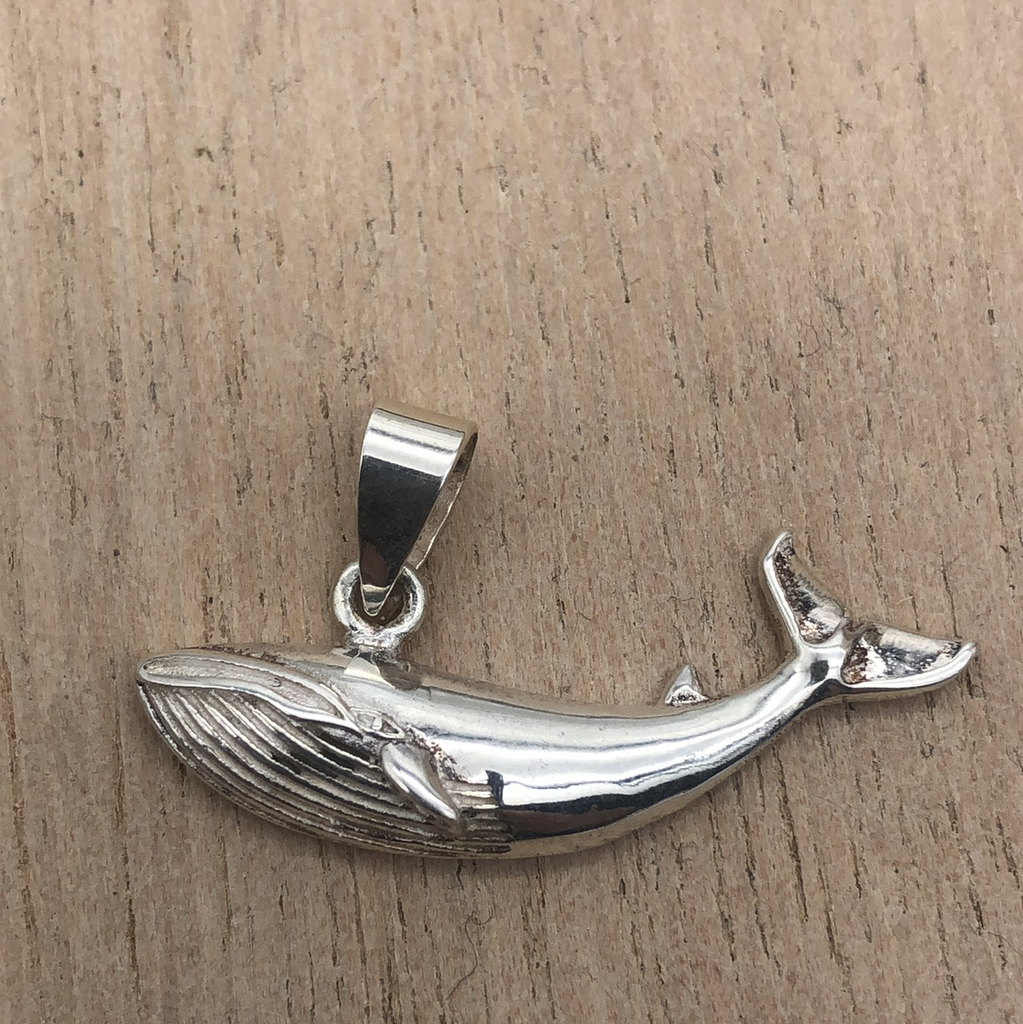 Sterling Silver pend whale - La Trobe Jewellery