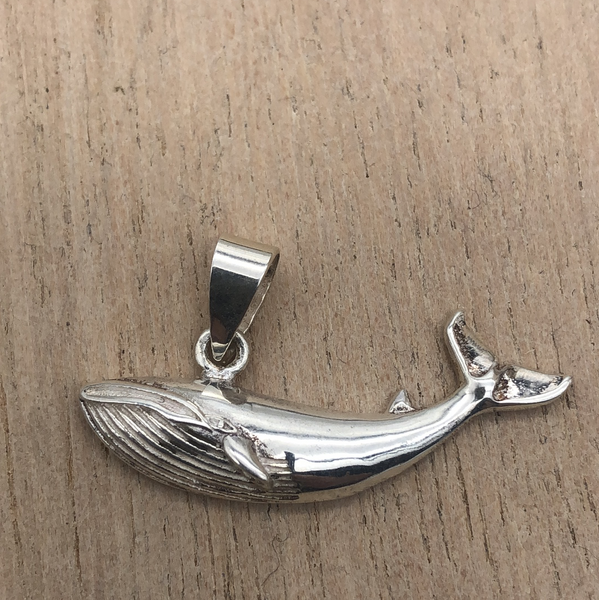 Sterling Silver pend whale - La Trobe Jewellery