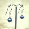 Sterling Silver Black Pearl Drop Earring - La Trobe Jewellery