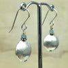 Sterling Silver Blue Topaz Hill Tribe Earring - La Trobe Jewellery