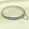 Sterling Silver Etched Bangle - La Trobe Jewellery