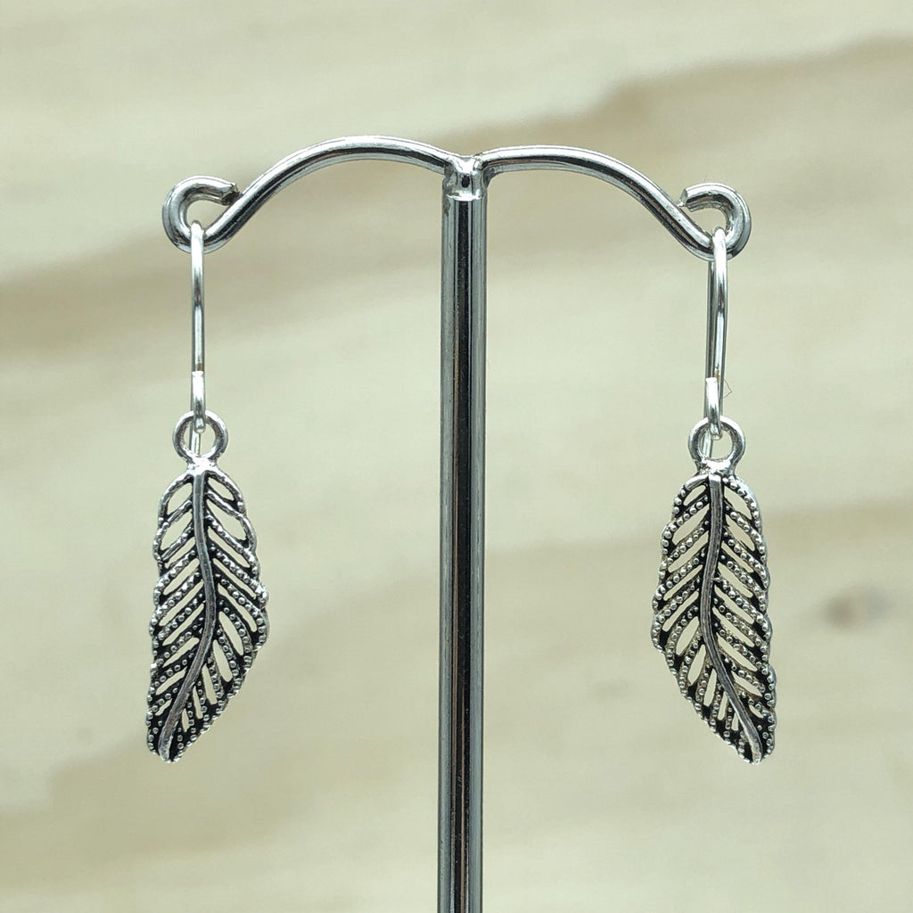 Sterling Silver Feather Earring - La Trobe Jewellery