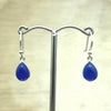 Sterling Silver Blue Agate Teardrop Earring - La Trobe Jewellery