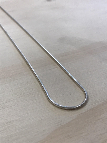Sterling Silver chain snake1.2mm 60cm 24" - La Trobe Jewellery