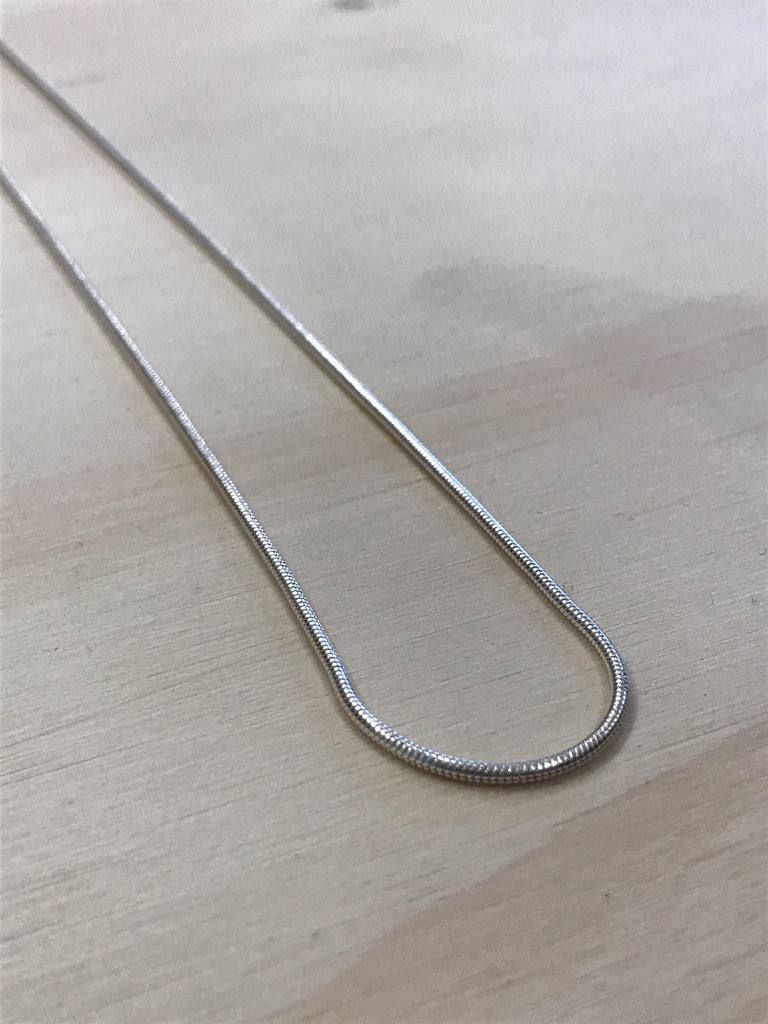 Sterling Silver chain snake1.2mm 60cm 24" - La Trobe Jewellery