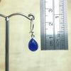 Sterling Silver Blue Agate Teardrop Earring - La Trobe Jewellery