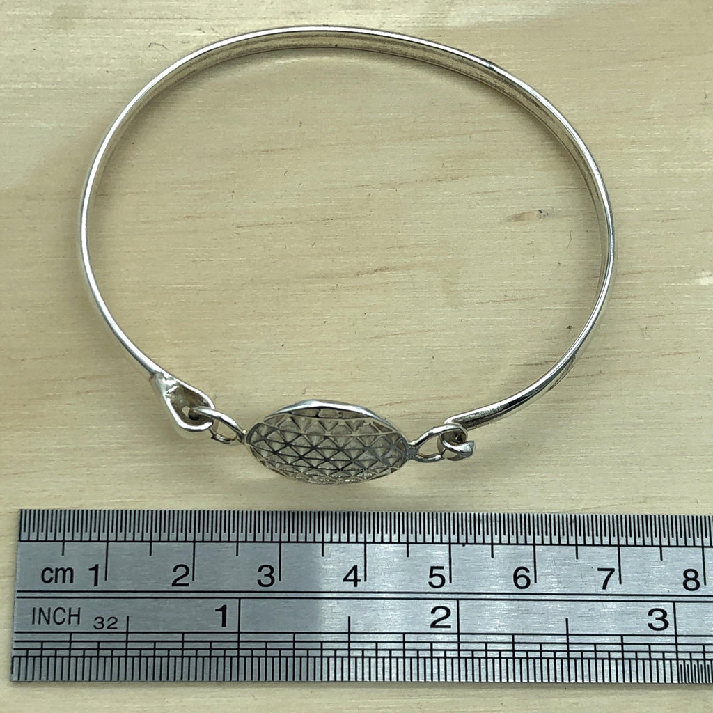 Sterling Silver Decorative Bangle - La Trobe Jewellery