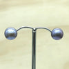 Sterling Silver Black Pearl Stud 9mm - La Trobe Jewellery