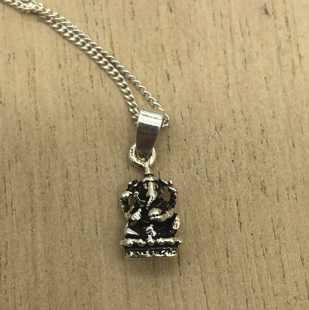 Sterling Silver pend elephant god - La Trobe Jewellery
