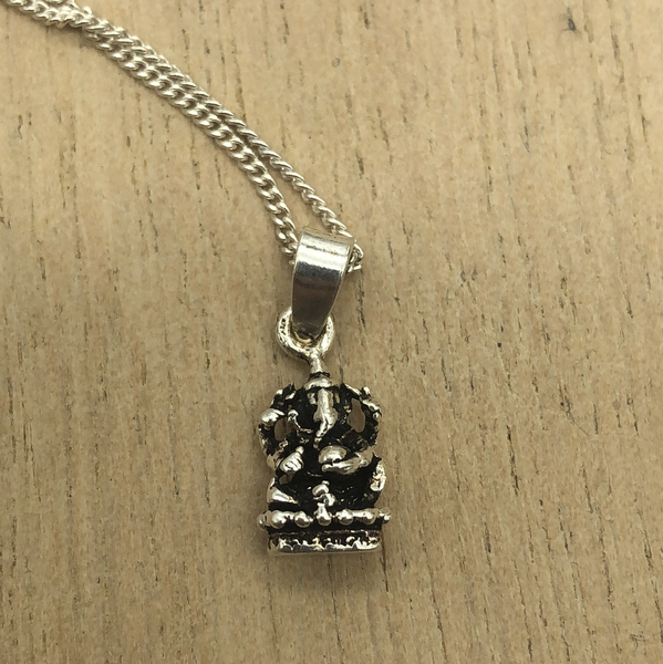 Sterling Silver pend elephant god - La Trobe Jewellery