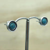 Sterling Silver Turquoise Israeli stud - La Trobe Jewellery