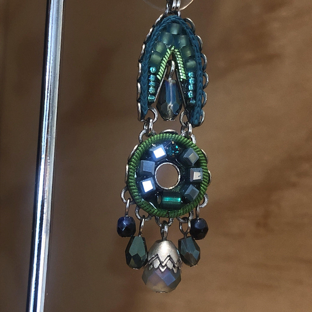 Fashion Earrings ayalab blue,green - La Trobe Jewellery