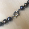 Pearl (Black) Silk Knotted Necklace - La Trobe Jewellery