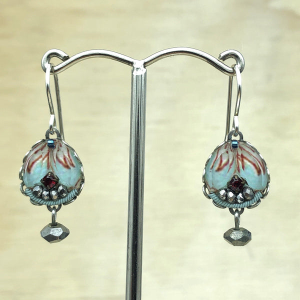 Ayala Bar Red/White/Blue Israeli Earring - La Trobe Jewellery
