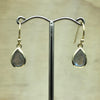 Sterling Silver Gold Labradorite Teardrop Earring - La Trobe Jewellery