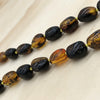 Gemstone Amber Knotted Necklace - La Trobe Jewellery