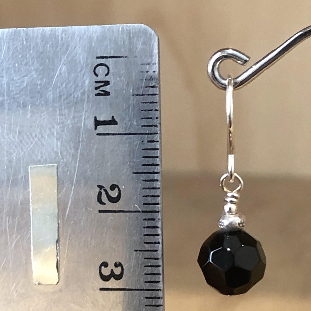 Sterling Silver Black Onyx  Earring - La Trobe Jewellery