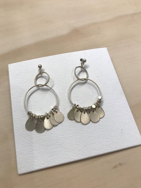 Fashion Earrings sm lg loop tassles - La Trobe Jewellery