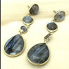 Sterling Silver Gold Labradorite Earring - La Trobe Jewellery