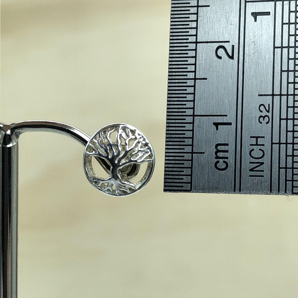 Sterling Silver Tree Of Life Studs - La Trobe Jewellery