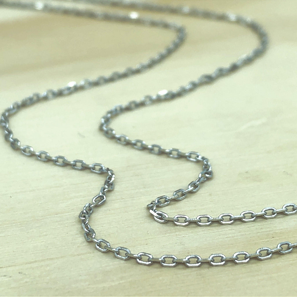 Sterling Silver Cubic Heart Necklace - La Trobe Jewellery