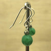 Sterling Silver Green Agate Earring - La Trobe Jewellery