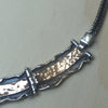 Gold (Rose) & Sterling Silver Israeli Necklace - La Trobe Jewellery