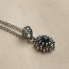 Gemstone Marcasite & Onyx Pendant - La Trobe Jewellery