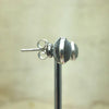 Sterling Silver Labradorite Round Stud - La Trobe Jewellery